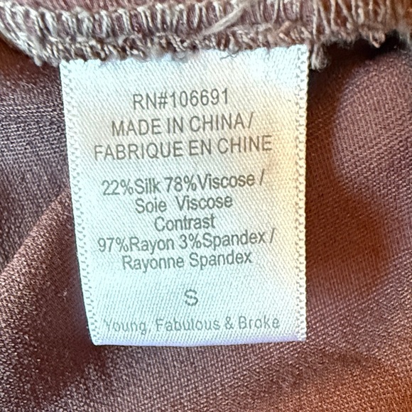 Young Fabulous & Broke Velvet Maxi Dress in Deep Purple with a High Slit - Picture 9 of 13